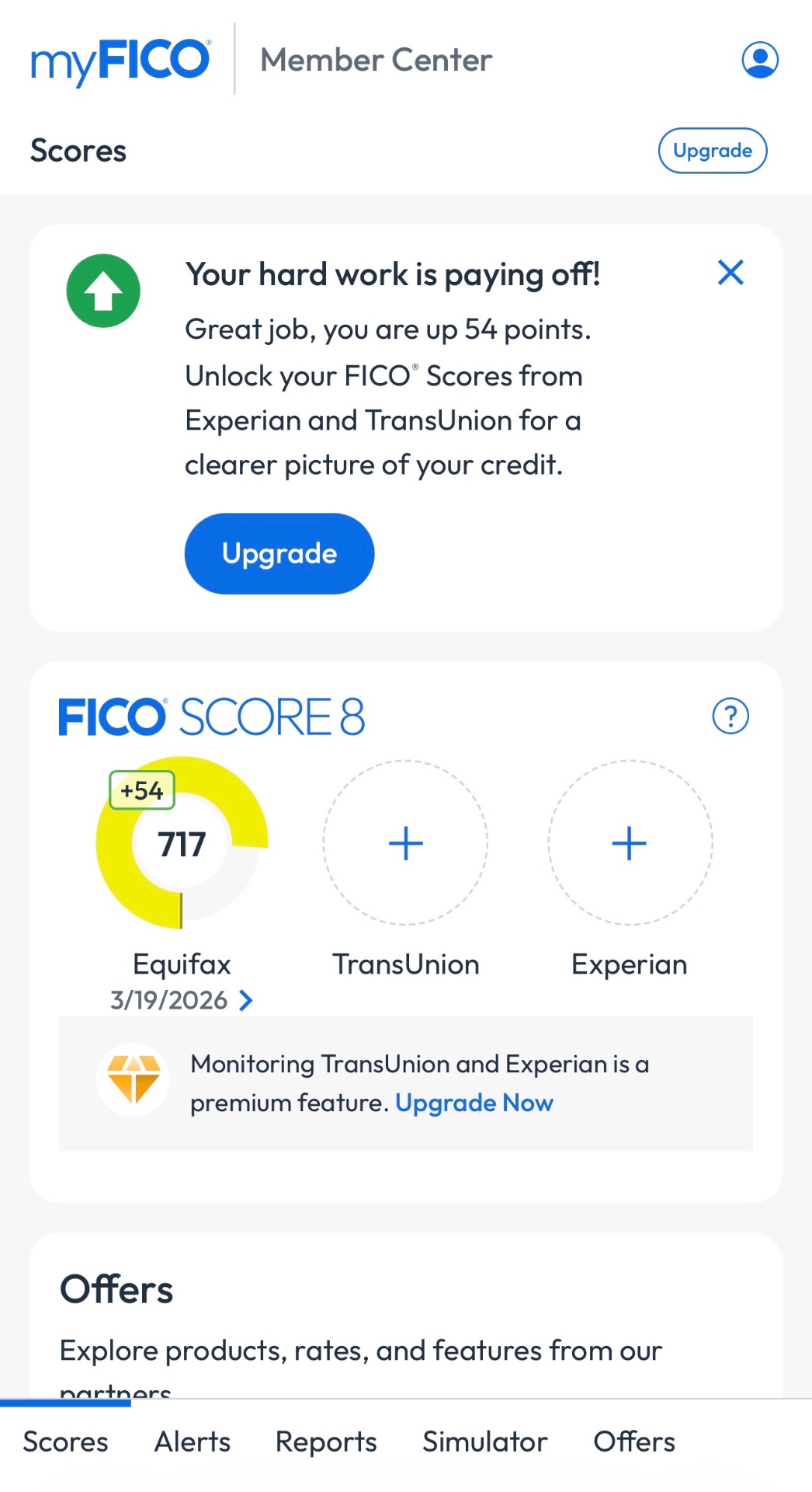 Client credit result 2