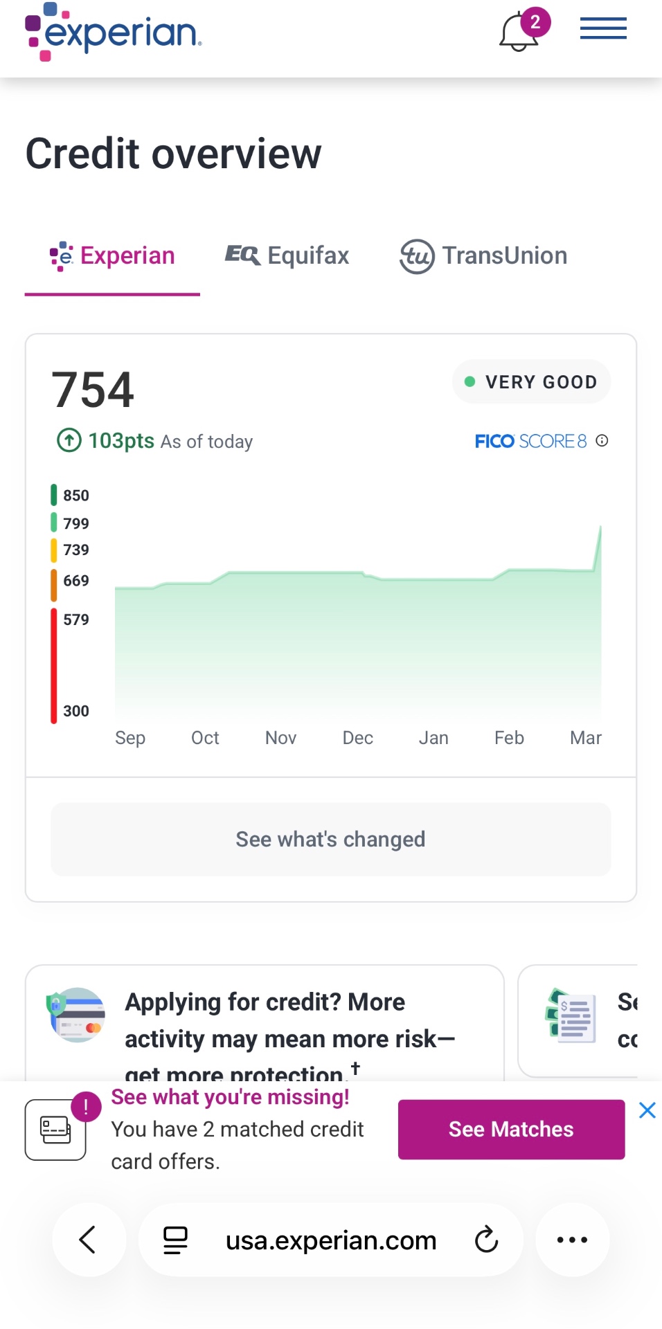 Client credit result 1